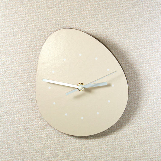 オリジナルウェーブウッド掛け時計