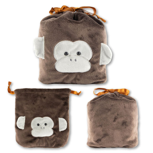 オリジナルアニマルふわふわ巾着