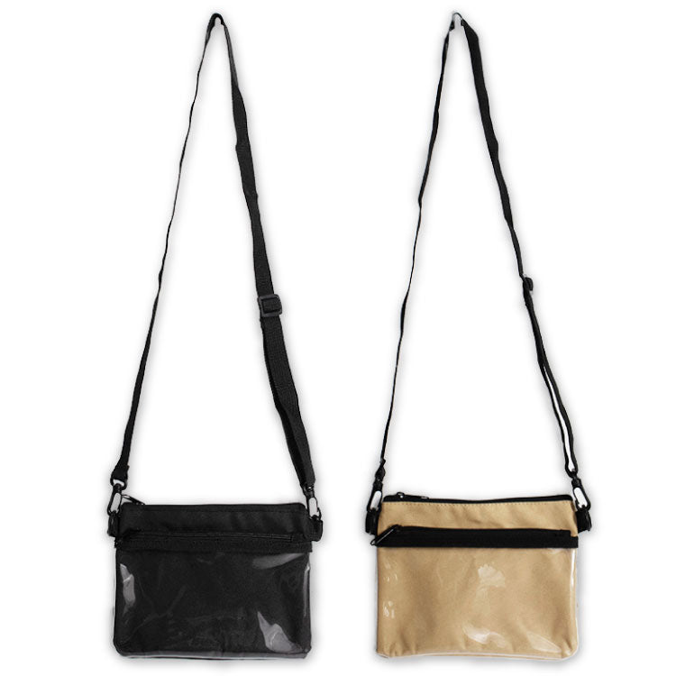 クリアポケットショルダーバッグ