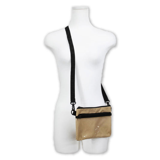 クリアポケットショルダーバッグ