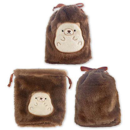 アニマルふわふわ巾着