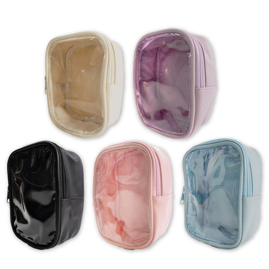 ぬいぐるみポーチ 合皮キルティング