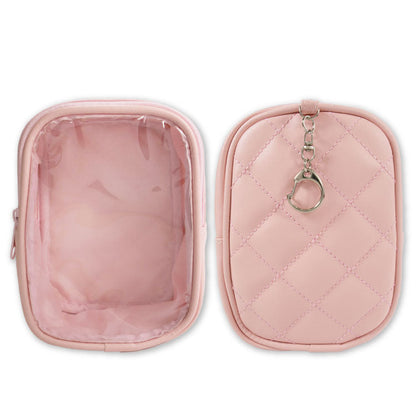 ぬいぐるみポーチ 合皮キルティング