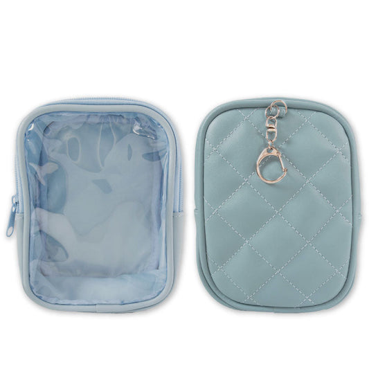 ぬいぐるみポーチ 合皮キルティング