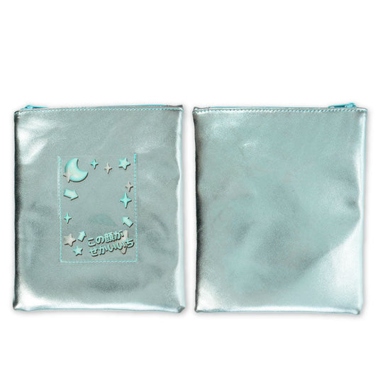 ポケット付きフラットポーチ