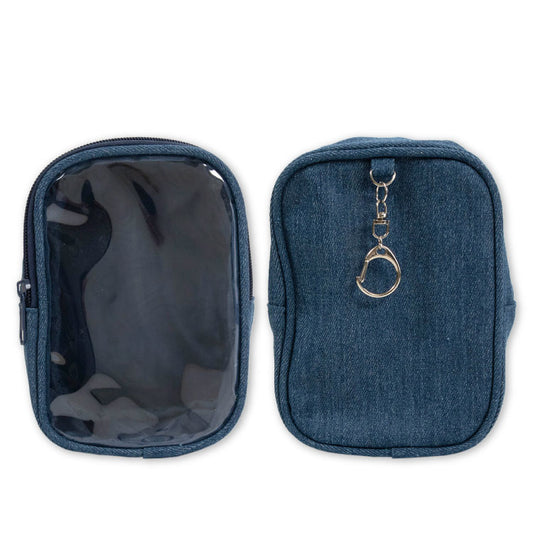 ぬいぐるみポーチ デニム