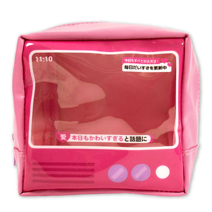 テレビ型ぬいぐるみポーチ