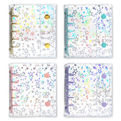 クリアコレクトブック 5つ穴 星柄