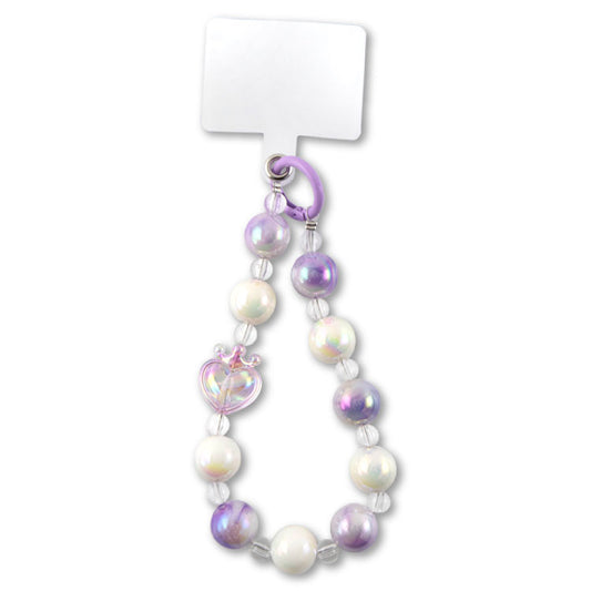 ハートクラウンパール スマホハンドストラップ