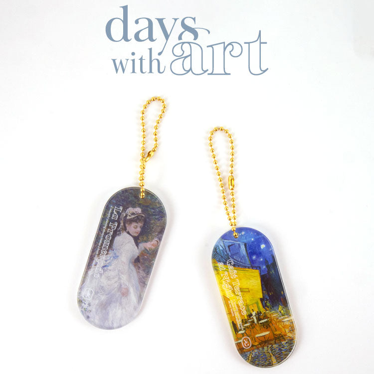 クラシカルガーリー days with art アクリルキーホルダー