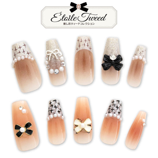 推し活ツイードコレクション ネイルチップ