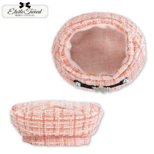 推し活ツイードコレクション ぬいぐるみ用ベレー帽