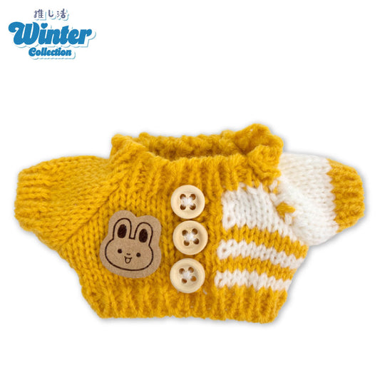 推し活 Winter Collection ぬいぐるみ用セーター ウサギボタン