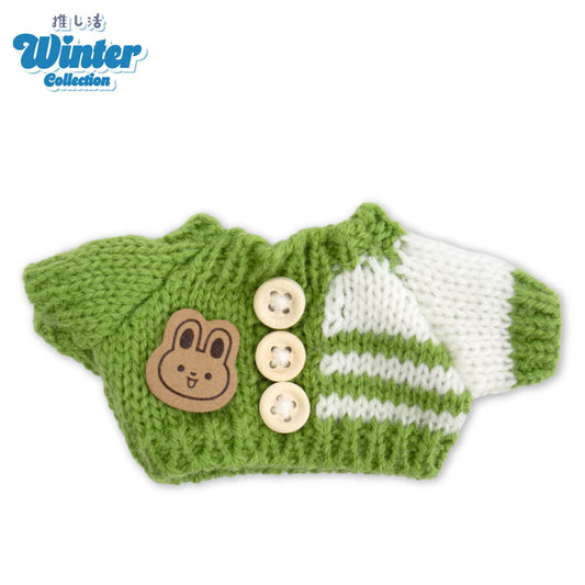推し活 Winter Collection ぬいぐるみ用セーター ウサギボタン