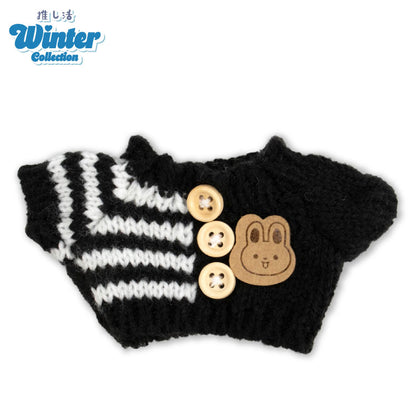 推し活 Winter Collection ぬいぐるみ用セーター ウサギボタン