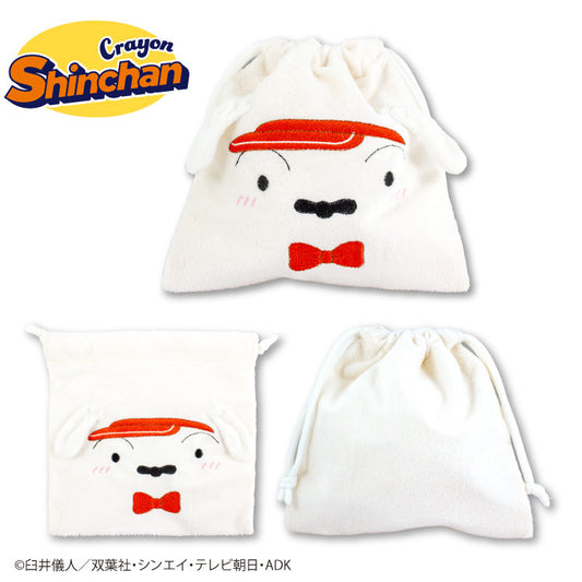 クレヨンしんちゃん　コラボ　巾着　バーガーショップデザイン