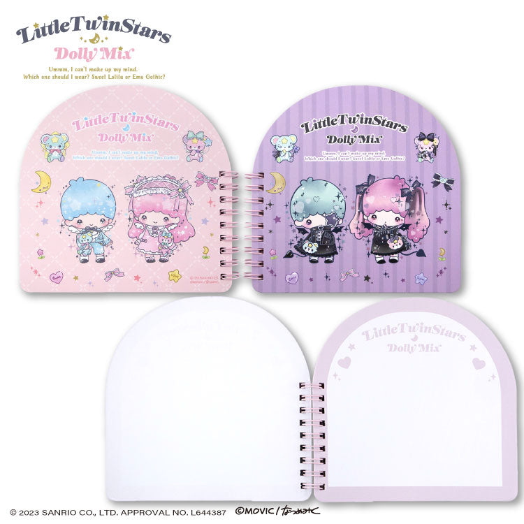 LittleTwinStars DollyMix コラボ ダイカットリングノート