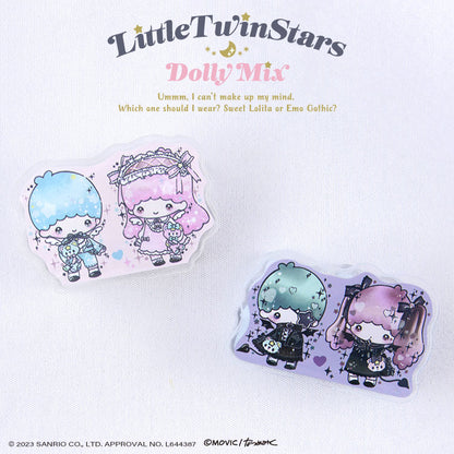 LittleTwinStars DollyMix コラボ アクリルクリップ２個セット