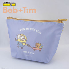 MINIONS Bob+Tim コラボ 台形ポーチ