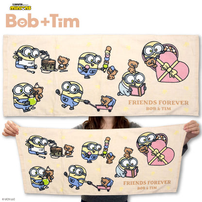 MINIONS Bob+Tim コラボ フェイスタオル