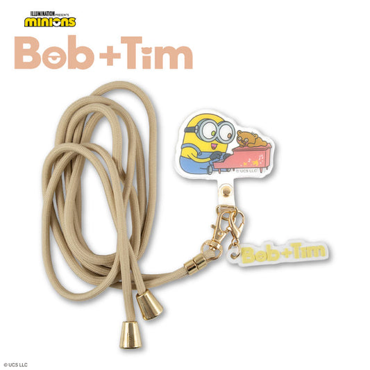 MINIONS Bob+Tim コラボ フォンタブ＆スマホショルダー