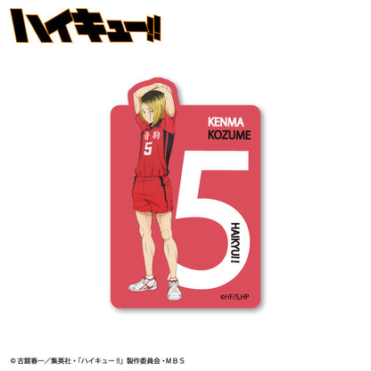 ハイキュー!! コラボ ステッカー(背番号)