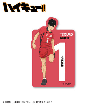 ハイキュー!! コラボ ステッカー(背番号)