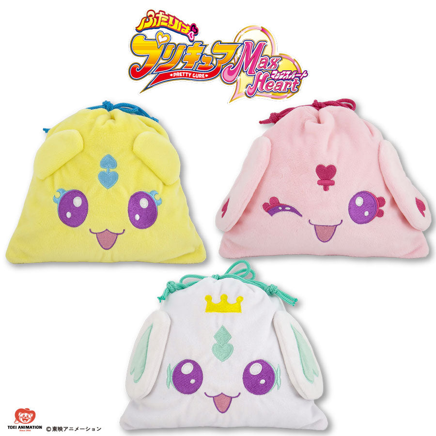 【予約販売】ふたりはプリキュアMax Heart コラボ ふわふわ巾着