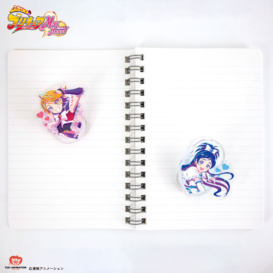 【予約販売】ふたりはプリキュアMax Heart コラボ アクリルクリップ２P