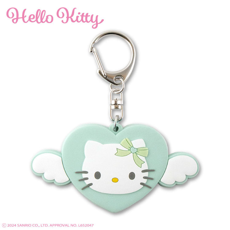 ハローキティ 夢みるエンジェルデザイン コラボ ラバーキーホルダー
