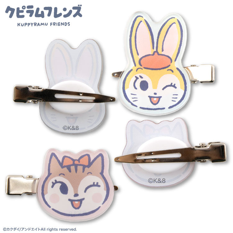 【予約販売】クピラムフレンズ コラボ 前髪クリップ