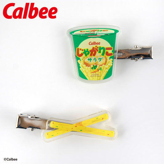 カルビー コラボ アクリル前髪クリップ