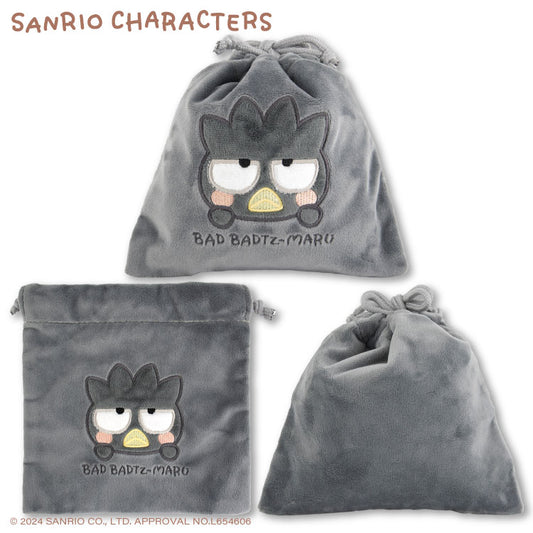 サンリオキャラクターズ コラボ ふわふわ巾着 ゆるっとシンプル
