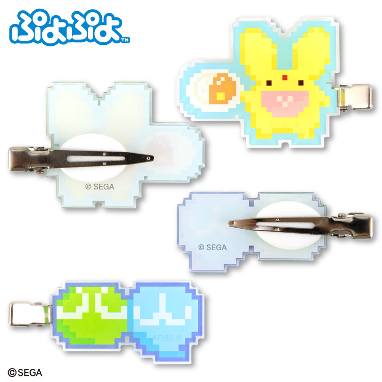 【予約販売】ぷよぷよ コラボ アクリル前髪クリップ