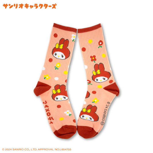 サンリオキャラクターズ コラボ サンリオレトロルーム クルーソックス