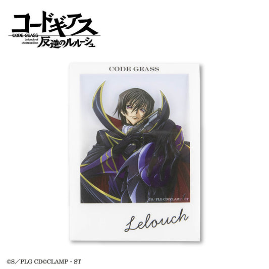 コードギアス 反逆のルルーシュ コラボ カード風ステッカー(クリア)