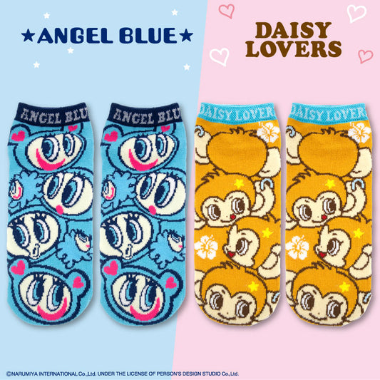 【予約販売】ANGEL BLUE　DAISY LOVERS コラボ アンクルソックス