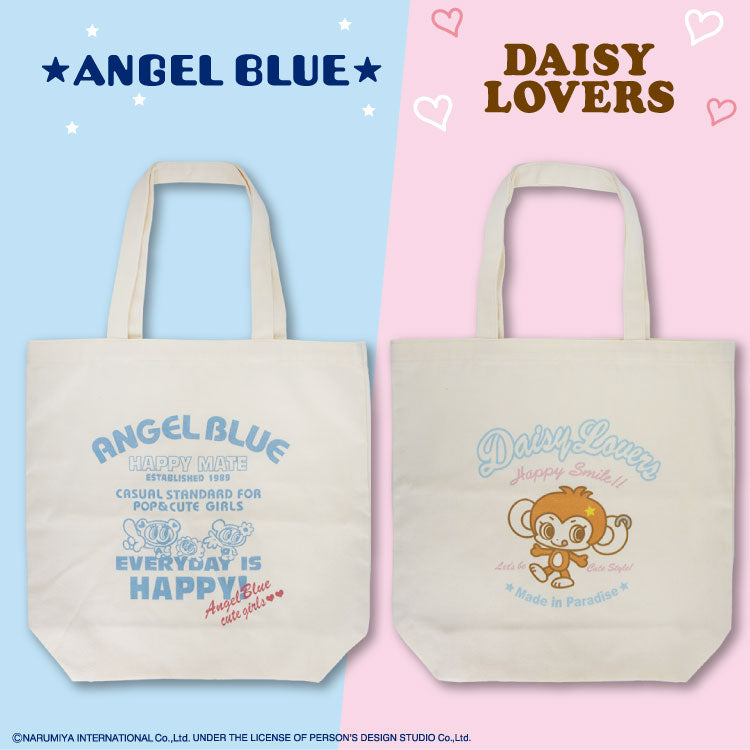 【予約販売】ANGEL BLUE　DAISY LOVERS コラボ トートバッグ