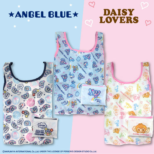 【予約販売】ANGEL BLUE　DAISY LOVERS コラボ エコバッグ