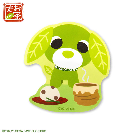 お茶犬 コラボ ステッカー