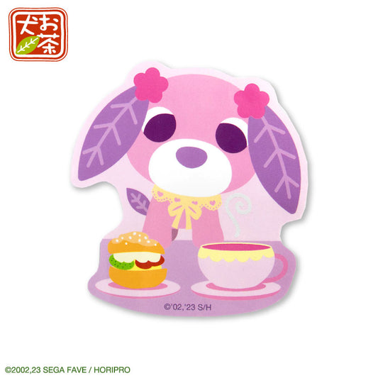 お茶犬 コラボ ステッカー