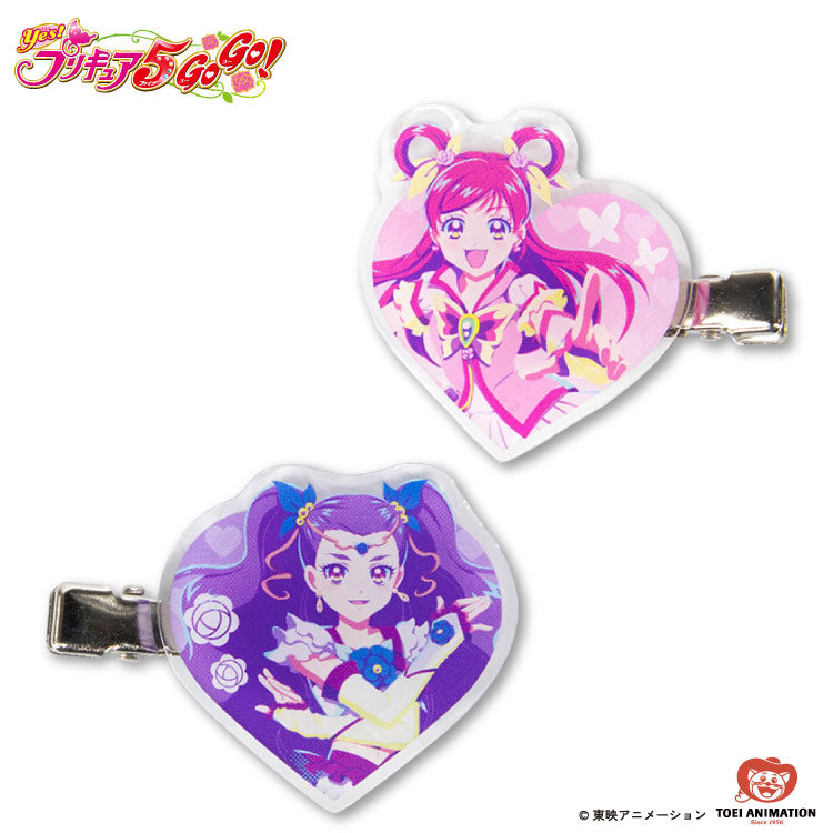 【予約販売】Yes！プリキュア5GoGo！ コラボ アクリル前髪クリップ