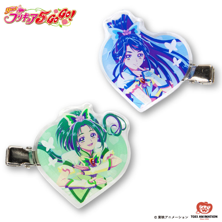 【予約販売】Yes！プリキュア5GoGo！ コラボ アクリル前髪クリップ