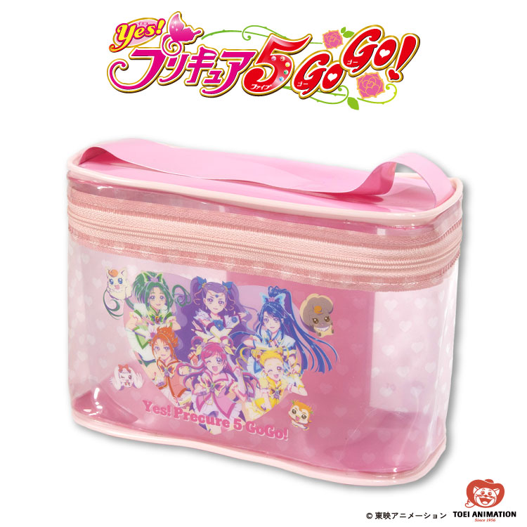 【予約販売】Yes！プリキュア5GoGo！ コラボ クリアバニティポーチ(小)