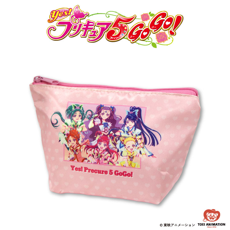 【予約販売】Yes！プリキュア5GoGo！ コラボ 台形ポーチ