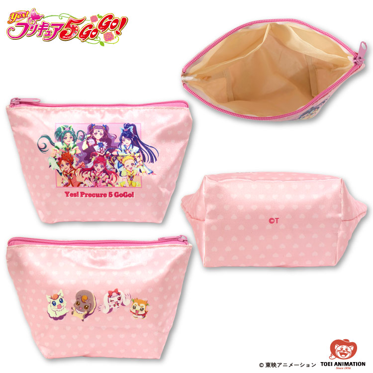 【予約販売】Yes！プリキュア5GoGo！ コラボ 台形ポーチ