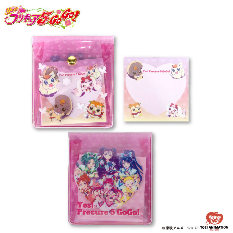 【予約販売】Yes！プリキュア5GoGo！ コラボ PVCケース付メモ