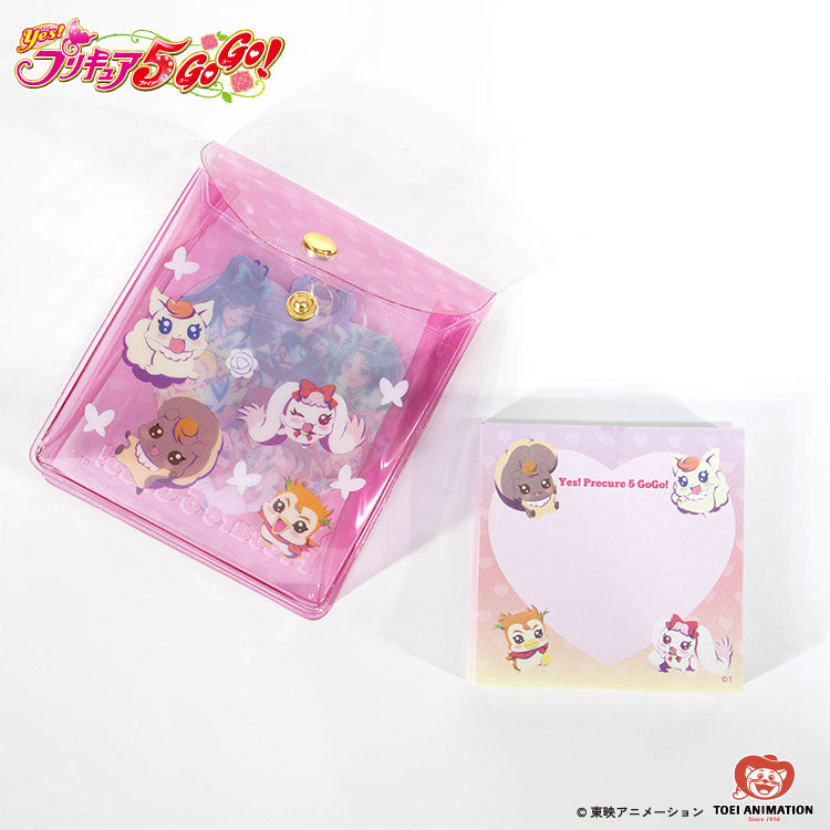 【予約販売】Yes！プリキュア5GoGo！ コラボ PVCケース付メモ