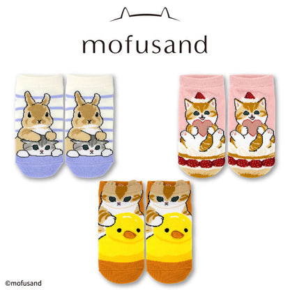 mofusand コラボ キッズアンクルソックス