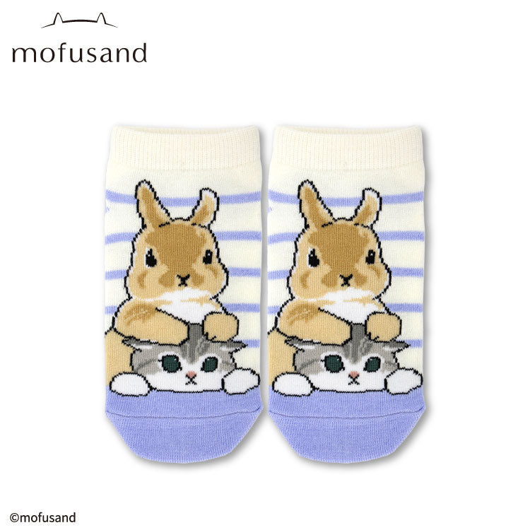 mofusand コラボ キッズアンクルソックス